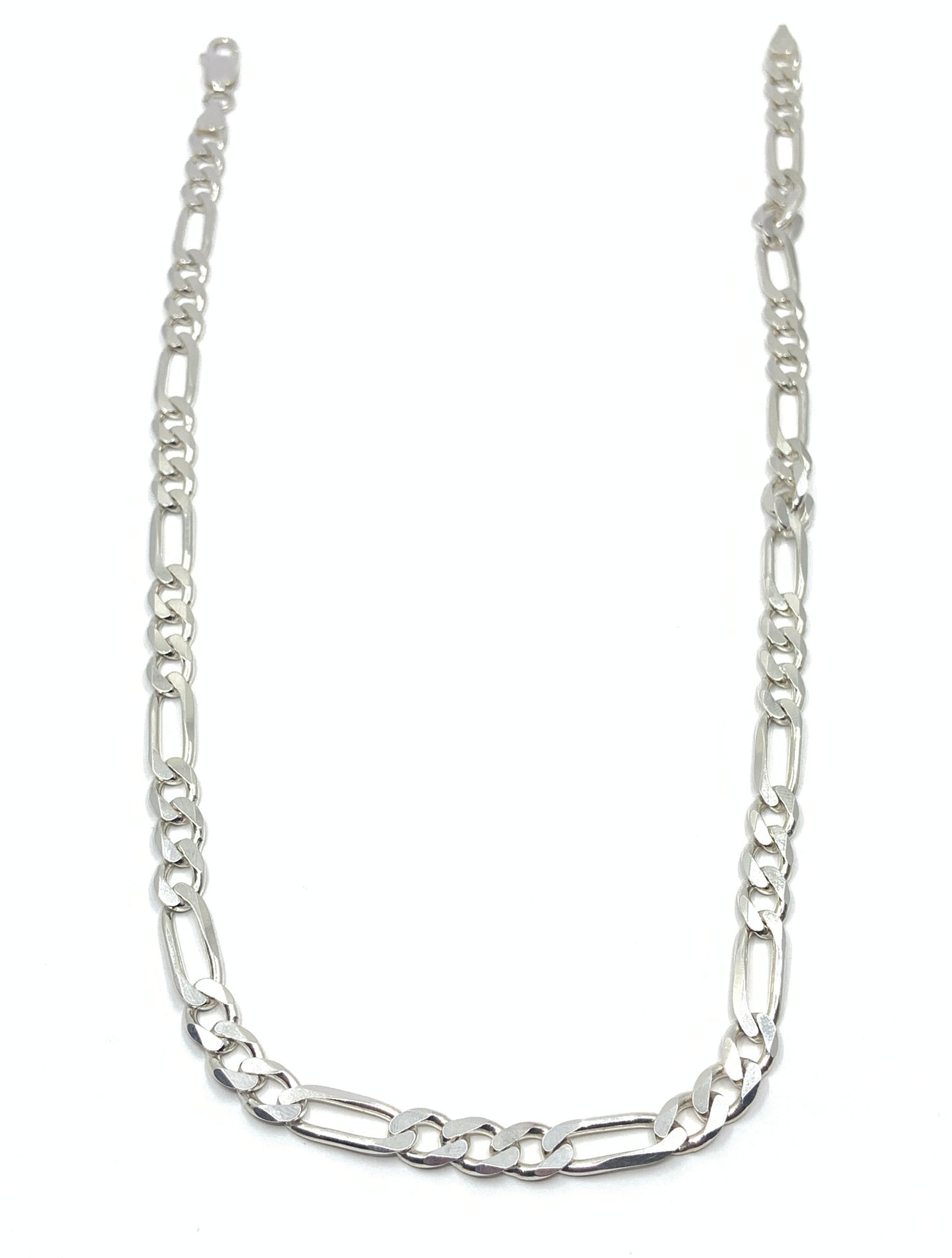 Full length 20" size of Figaro Chain Necklace