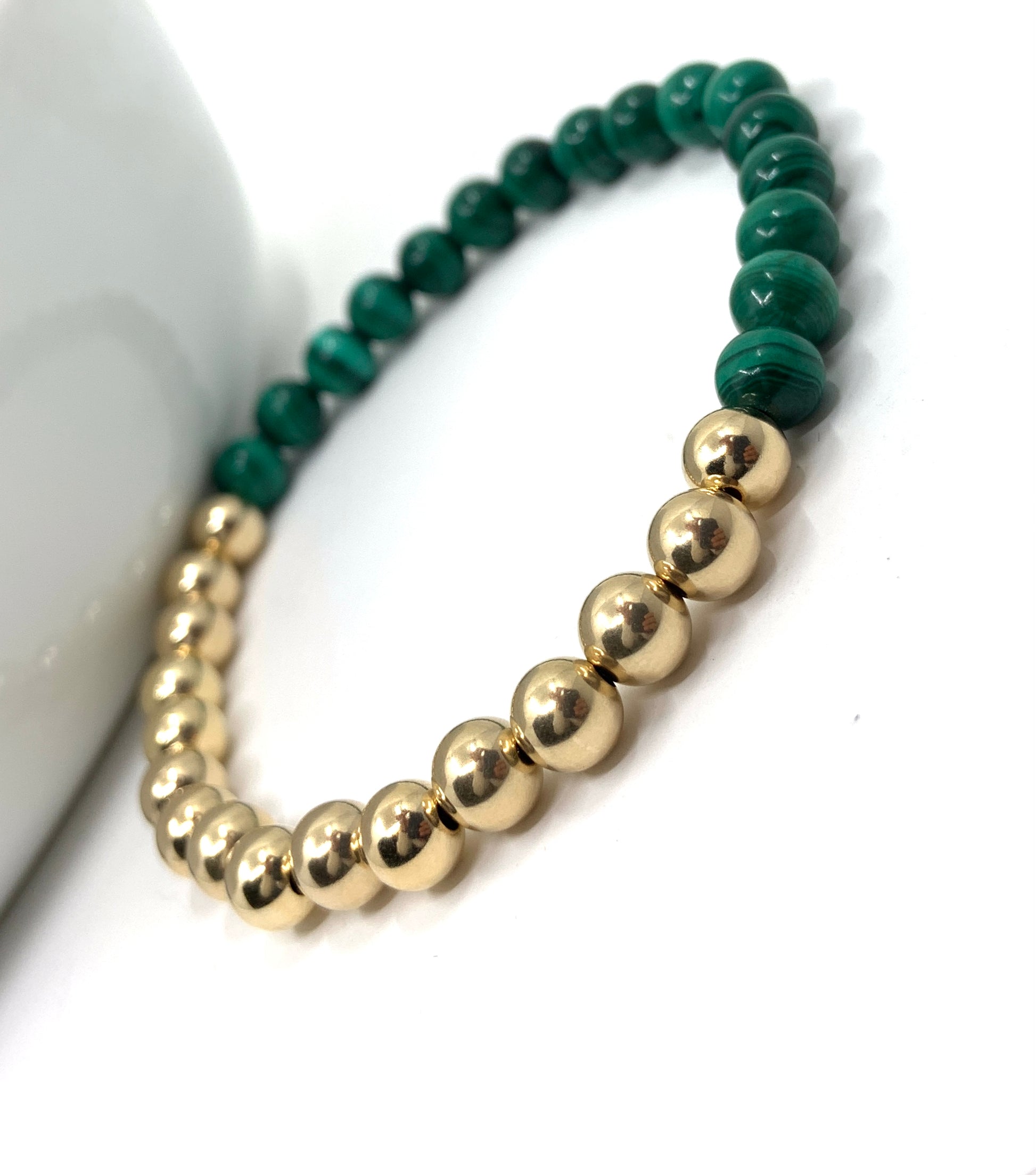 Men's & Women's Malachite gold bracelet